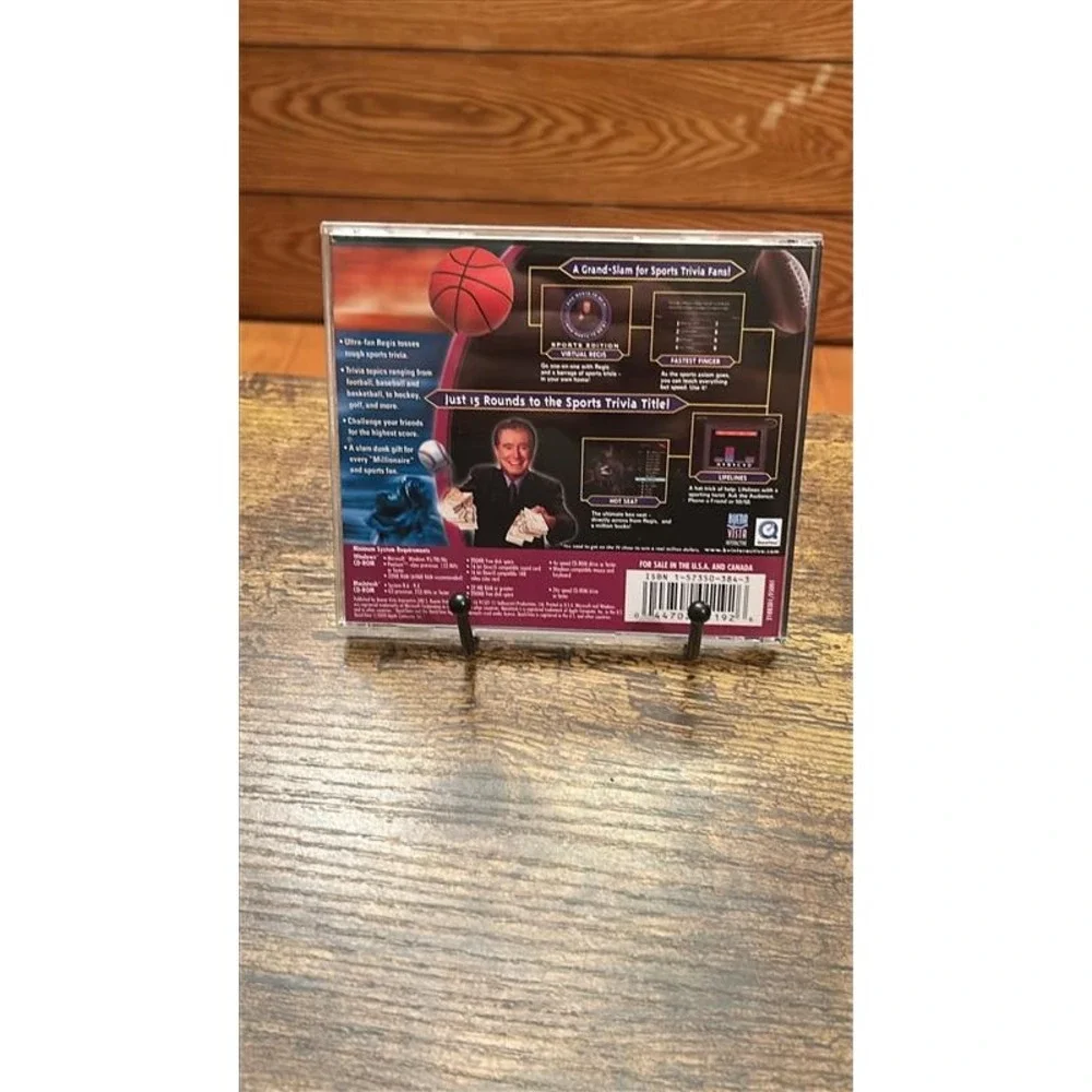 Who Wants To Be A Millionaire Sports Edition PC Mac CD-ROM Regis Philbin 2000